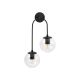 OPVIQ Zidna lampa Jewel 10570, crna/providna - EP3007003