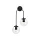 OPVIQ Zidna lampa Jewel 10570, crna/providna - EP3007003