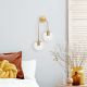 OPVIQ Zidna lampa Jewel 10580, zlatna/providna - EP3007012