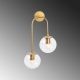 OPVIQ Zidna lampa Jewel 10580, zlatna/providna - EP3007012