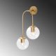 OPVIQ Zidna lampa Jewel 10580, zlatna/providna - EP3007012
