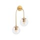 OPVIQ Zidna lampa Jewel 10580, zlatna/providna - EP3007012