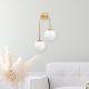 OPVIQ Zidna lampa Jewel 10585, bela/zlatna - EP3007018