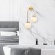 OPVIQ Zidna lampa Jewel 10585, bela/zlatna - EP3007018