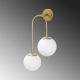OPVIQ Zidna lampa Jewel 10585, bela/zlatna - EP3007018