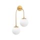 OPVIQ Zidna lampa Jewel 10585, bela/zlatna - EP3007018