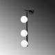 OPVIQ Zidna lampa Domino 11040, crna/bela - EP3007027