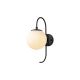 OPVIQ Zidna lampa Jewel 10555, crna/bela - EP3007045