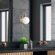 OPVIQ Zidna lampa Jewel 10565, zlatna/bela - EP3007066