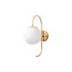 OPVIQ Zidna lampa Jewel 10565, zlatna/bela - EP3007066