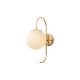 OPVIQ Zidna lampa Jewel 10565, zlatna/bela - EP3007066