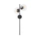 OPVIQ Zidna lampa Fazli 10415, crna/providna - EP3009031
