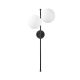 OPVIQ Zidna lampa Fazli 10420, crna/bela - EP3009034