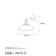 OPVIQ Zidna lampa Conical 12196, zlatna - EP3009070
