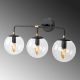 OPVIQ Zidna lampa Horn 12208, crna/providna - EP3009079