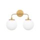 OPVIQ Zidna lampa Horn 12210, bela/zlatna - EP3009082