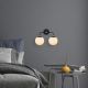OPVIQ Zidna lampa Horn 12212, crna/bela - EP3009085