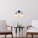 OPVIQ Zidna lampa Horn 12212, crna/bela - EP3009085