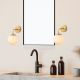 OPVIQ Zidna lampa Horn 12215, zlatna/bela - EP3009088