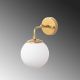 OPVIQ Zidna lampa Horn 12215, zlatna/bela - EP3009088