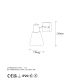 OPVIQ Zidna lampa Funnel 13091, zlatna - EP3009130