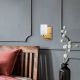 OPVIQ Zidna lampa Hania 13175, bela/zlatna - EP3009136