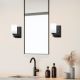 OPVIQ Zidna lampa Hania 13176, crna/bela - EP3009139