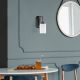 OPVIQ Zidna lampa Hemikilo 13161, crna/bela - EP3009145