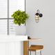 OPVIQ Zidna lampa Mahoni 13205, crna - EP3009148