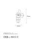 OPVIQ Zidna lampa Mahoni 13205, crna - EP3009148