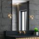 OPVIQ Zidna lampa Mahoni 13206, zlatna - EP3009151