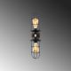 OPVIQ Zidna lampa Mahoni 13207, crna - EP3009154