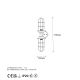 OPVIQ Zidna lampa Mahoni 13207, crna - EP3009154