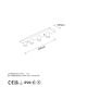 OPVIQ Plafonjera Mirro 12230, crna - EP3009187