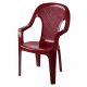 SANJA IPPI Plastična baštenska stolica Valentina, bordo - EP2956001