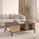 HANAH HOME Klub sto Rl2-Aa, braon/antracit - 956LCS1236