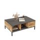 HANAH HOME Klub sto Rl2-Aa, braon/antracit - 956LCS1236