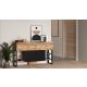 HANAH HOME Komoda ML25 - A, braon/antracit - 956LCS1516