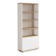 HANAH HOME Polica za knjige Fr16-Aw, bela/krem - 956LCS1538