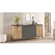 HANAH HOME Komoda Rl4-Aa, braon/antracit - 956LCS1587