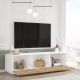 HANAH HOME TV komoda Fr4-Aw, bela/braon - 956LCS1604