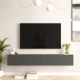 HANAH HOME TV komoda Fr11-A, siva/braon - 956LCS1612
