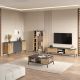HANAH HOME Set nameštaja za dnevnu sobu RL6-AA, braon/antracit - 956LCS1671