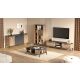 HANAH HOME Set nameštaja za dnevnu sobu RL6-AA, braon/antracit - 956LCS1671