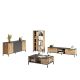 HANAH HOME Set nameštaja za dnevnu sobu RL6-AA, braon/antracit - 956LCS1671