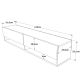 HANAH HOME TV komoda Fr11-A, braon - 956LCS1676