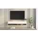 HANAH HOME TV komoda Fr11-Aw, bela/svetlobraon - 956LCS1678