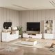 HANAH HOME Set nameštaja za dnevnu sobu FR19-AV, bela/braon - 956LCS2528
