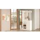 HANAH HOME Ormar za predsoblje sa čivilukom Dd7-W, bela - EP2799682