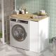 HANAH HOME Ormar za kupatilo Sa1-Wk, bela/krem - 956LCS2902